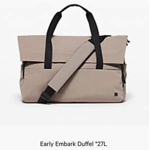 LuluLemon Early Embark Duffel